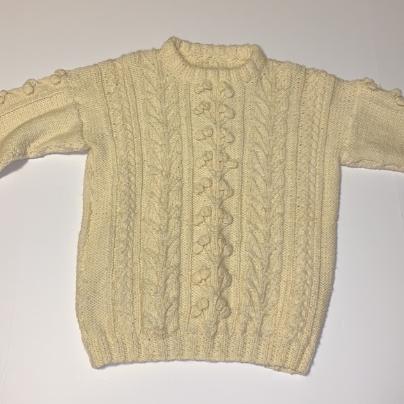 Vintage Cream Knit Ski Sweater - Women’s Size XS - Picture 2 of 9
